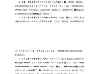 博士生一作发8篇SCI才能毕业？课题组多人称并非硬指标