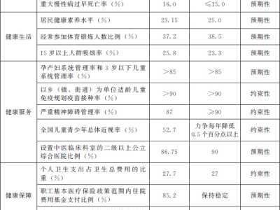 国务院办公厅关于印发“十四五”国民健康规划的通知　　“十四五”国民健康规划