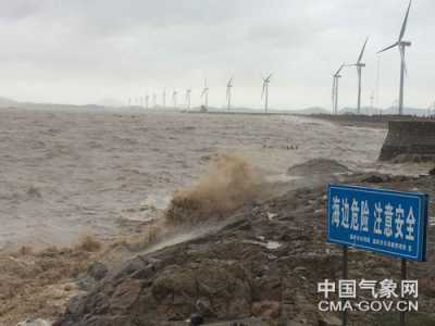 台风移动监测车在台州一线进行服务