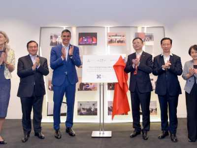 今天，西班牙首相桑切斯到访同济大学！