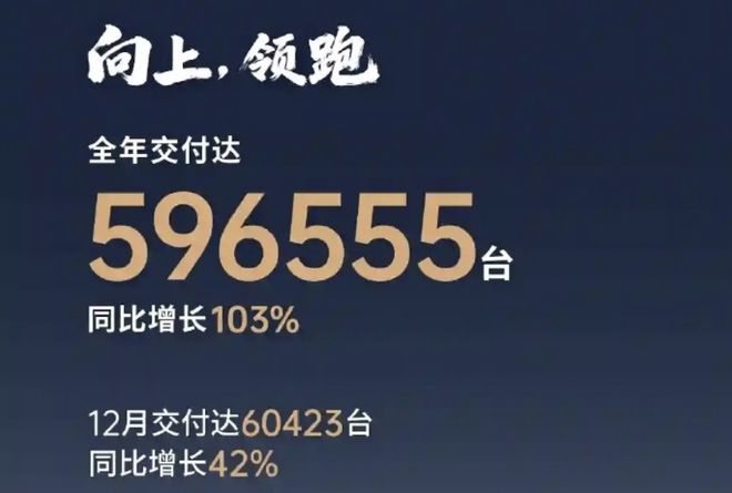 ▲零跑汽车2025年全年交付量